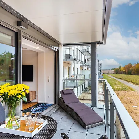 Prora - Familienfreundliches Strandapartment Mit Balkon, Fahrrad Zur Kostenlosen Nutzung, E-Ladestation Und Waschmaschine - Loft Sturmmoewe Appartement Binz