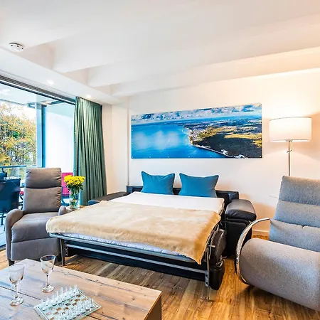 Appartement Prora - Familienfreundliches Strandapartment Mit Balkon, Fahrrad Zur Kostenlosen Nutzung, E-Ladestation Und Waschmaschine - Loft Sturmmoewe