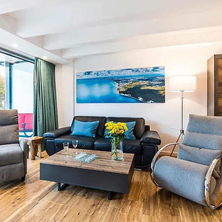 Appartement Prora - Familienfreundliches Strandapartment Mit Balkon, Fahrrad Zur Kostenlosen Nutzung, E-Ladestation Und Waschmaschine - Loft Sturmmoewe Binz