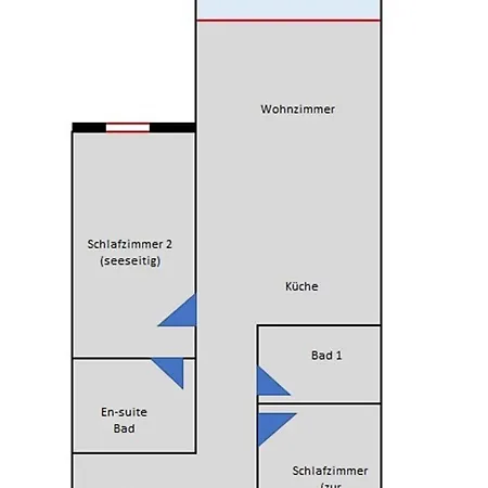 Prora - Strandapartment Mit Balkon Und Waschmaschine - Loft Sturmmoewe Apartman